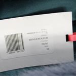 Shrimps Frederica Blue Pink Black Striped Colorblock Agnes Faux Fur Long Coat Size 10 Photo 12