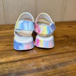 Skechers Women's Tie Dye Luxe Foam Platform Sandals Hook and Loop Size 10 Photo 3