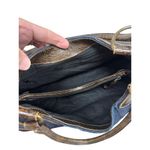 Nine West  Womens Vintageblue  Denim Embossed Leather Handbag SKU 7331 Photo 9