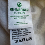 J.Crew  100%Cotton Cream Denim Jacket Size Medium Photo 9