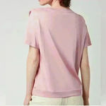 Ted Baker  London Women's‎ Klaaraa Structured Shoulder Dusky Pink T-Shirt Size 4. Photo 8