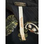 Free People  Serafina Boho Top Size Small Black Embroidered Lace Oversized Blouse Photo 5