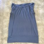 BWear Baby Blue Sleeveless Cowl Neck Top Size M Photo 4