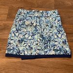 Stella Parker Sport Women’s Skort Blue White Floral Print Golf Tennis Medium Photo 1