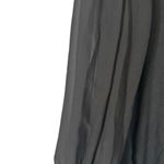 Lascana Black Long Sheer Chiffon Puff Sleeve Crew Neck Blouse Women Sz L Size L Photo 3