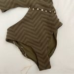 Red Carter  Asymmetric Maillot One Shoulder Cut Out One Piece Swimsuit Photo 6