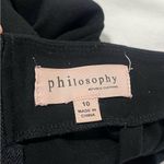 Philosophy  Women’s Plack Pencil Workwear Skirt Tummy Spandex Control Size 10 Photo 1