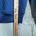 ZYIA Quilted Snap Pocket Pullover Womens‎ S Athleisure Cozy Cabin Casual Fleece Blue Photo 6