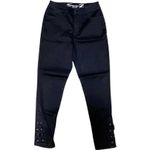 Seven7 High Rise Skinny Black Jeans Lace Up Ankle Hem size 6 MINT Condition Photo 2