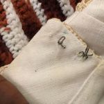 RARE Handmade 1970s Victorian/Edwardian Cream Tan Vintage Prairie Maxi Dress Gown Lace Ruffles Tiered High Collar Bishop Long Sleeves Belted Waist #Boho #Cottagecore #Modest #Romantic #Peasant #Gunne #Sax White Photo 6