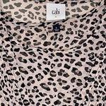 CAbi Women Tank Top 2 Piece Leopard Print Flutter Ruffle V Neck Sleeveless Small Photo 4