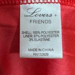Lovers + Friends  Mon Amor Red Lace Overlay Mini Dress - Size Medium Photo 12