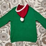 Ugly Christmas Sweater Hooded Santa Claus Holiday XL Green Photo 2