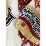 Farm Rio NWT  Off-White Marys Tiles Linen Mini Dress Medium Tropical Resort Beach Photo 7