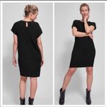 Universal Standard NEW  Isabelle Luxe Black Sheath Shirt Dress Size 2XS- US 6-8 Photo 1