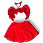 Devil Costume Set Red Photo 0