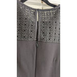 Women's J.Crew Black Lace Top Mini Dress Size 4 Photo 3