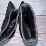 Glitter Black Ankle Boots Size 5.5 Photo 5