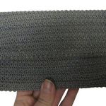 Mundi Gray Crocheted Tri Folded Snap Close Wallet Photo 0