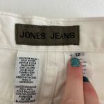 joe's jeans JONES JEANS women’s solid white slim‎ straight jeans pants size 12 Photo 4