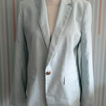 Ann Taylor  Light Blue Button Jacket Blazer Size 4 Photo 0