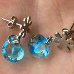 Handmade quality Japanese magatama glass beads minimalist simple dangle earrings✨ Photo 6