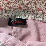 Joe Benbasset  Juniors Light Pink Textured Stripe Cropped Dress Pants Size 11 Photo 5