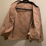 Free People Linear Quilted Bomber Jacket Size Small In Blush Photo 9