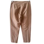 A3 L.L.Bean Women's Nylon Blend Casual Cropped Pants Lightweight Size 10 REG Tan Photo 3