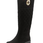 CHARLESTON SHOE CO. wentworth rain boot in black preppy equestrian Size 6 Photo 1