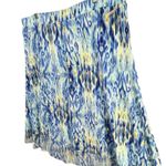 JM Collection  Skirt Womens XXL Blue Ikat Abstract Print A Line Vibrant Boho Chic Photo 2