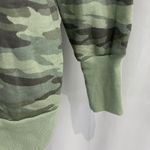 Caslon New Camo Print Side Slit Oversized Sweatshirt Cotton Crewneck Green Photo 7