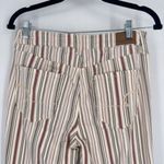 American Eagle ‎ Outfitters Women's Striped Skinny Jeans Off White Red Size 8 Photo 8