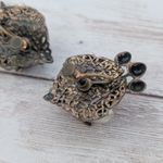 Vintage Screw On Earrings Statement Large Photo 7