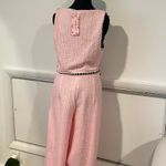 SheIn Pink, white, and black tweed 2 piece suit, size M US 6 Photo 3