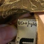 Vintage 90s Unit Collection sleeveless floral top brown embroidered silk size 8 Photo 3