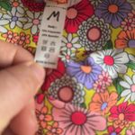 Floral Tennis High Waist Lightweight Athletic Casual Skort (skirt with pockets) Pink Size M Photo 7