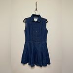 Reformation Blue Denim Mini Dress Photo 3