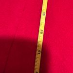 Marvin Richards Vintage Red 100% Lambs Wool Long Coat Womens Size 6 Photo 2