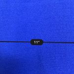 H&M  royal blue mock neck blouse Photo 2