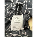 MiracleSuit  Black & White Floral Cross Front Ruched Sides Tankini Top Size 14 Photo 5