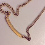 Michael Kors  gold steel crystal pave reversible necklace Photo 4