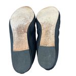 Tory Burch Black Leather Minnie Flats size 9.5 Photo 6