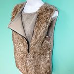 Forever 21 Forever 22 Faux Fur Zip Up Vest Photo 3