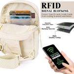 Small RFID Crossbody Bags for Women, Anti Theft Travel Small Sling Bag RFID Bloc Photo 3