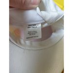 Womens White Baseball Cap Love Rainbow Embroidered Adjustable Strap One Size Photo 5