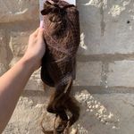 Clipin hair extensions red brown Biolage hairl Photo 6