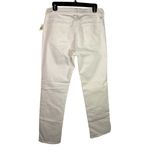 Lucky Brand NWT Lucky Brand Sweet Mid-Rise Straight White Jeans Sz 30 Photo 9