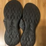 Skechers Sketchers Goga Mat Sandals Women’s 10 Black/Gray Comfort Thong Flip Flop Photo 4