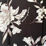 Spiritual Gangster Maya Kimono Floral Black Pockets Tie OS Duster Swim Cover Photo 5